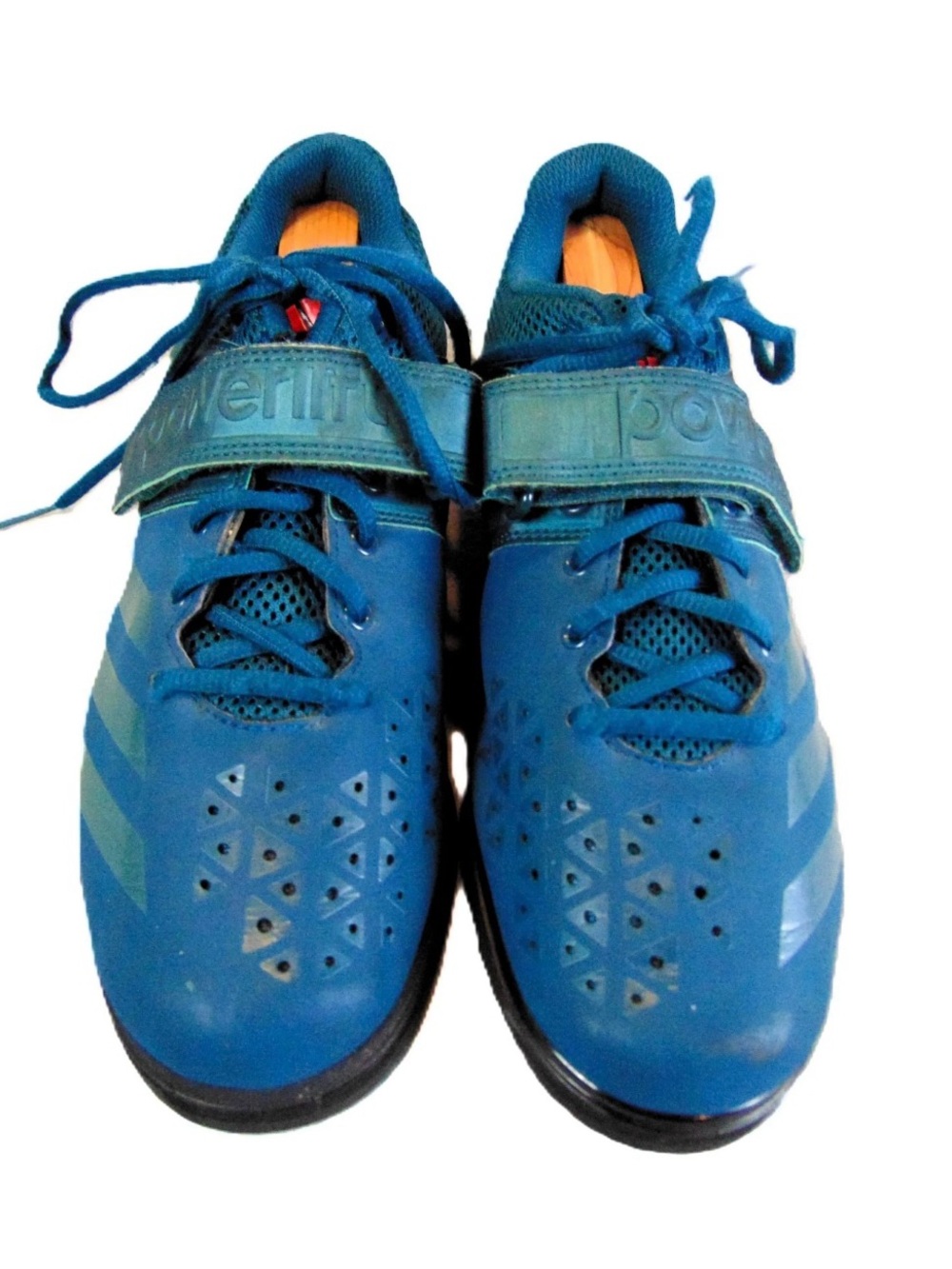 Adidas Powerlift 3.1 Weightlifting Shoes Men’s 8 Petrol Blue Strap BA8014